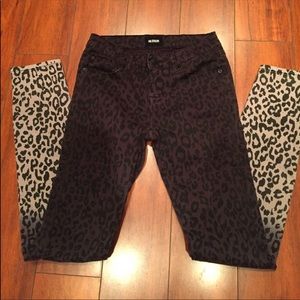 Hudson Girl’s Ombré Animal Print Skinny Jean